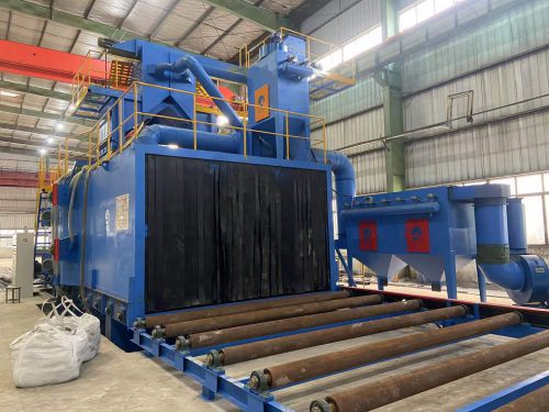 鋼管輥道通過式拋丸機